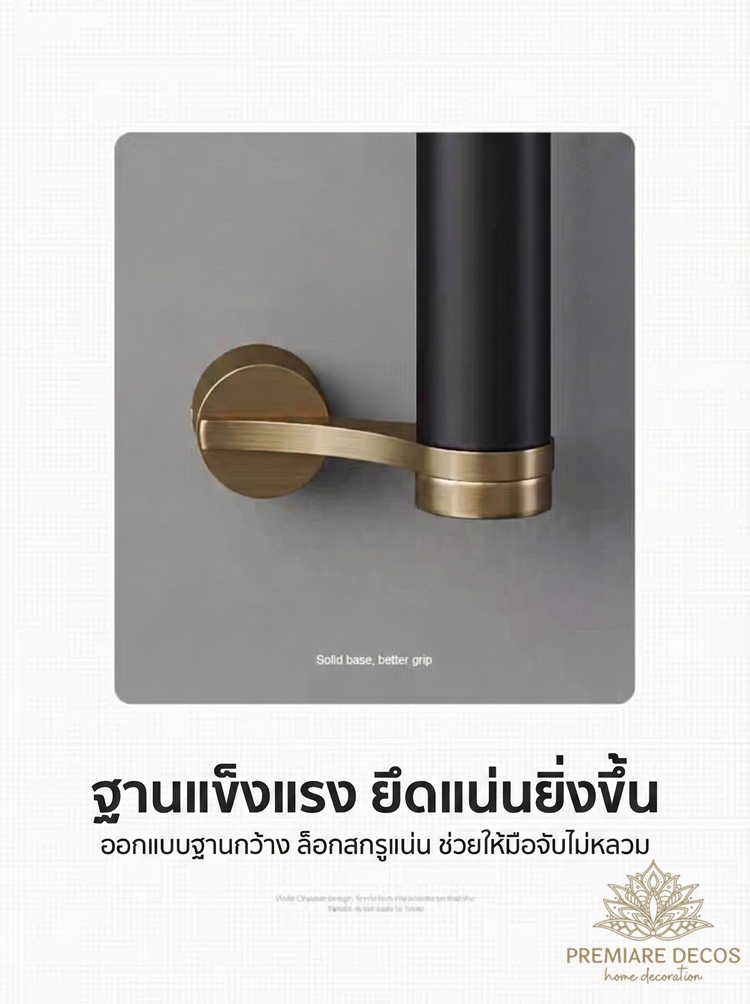 มือจับประตูขนาดใหญ่ เส้นผ่านศูนย์กลาง 38mm