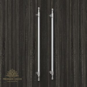 มือจับประตูขนาดใหญ่ 38mm รุ่น Imperio Grand สีดำทอง ยาว 150cm